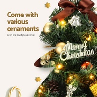 Jingle Jollys Tabletop Christmas Tree 60CM LED Xmas Tree Tree Topper Ornaments thumbnail