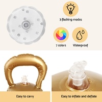Jingle Jollys Christmas Inflatable Ball 60cm Led Illuminated Xmas Decoration thumbnail