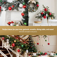 Jingle Jollys 155pcs Christmas Tree Decorations Set Baubles Ornaments Party thumbnail