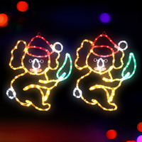 0.48M Christmas Lights Motif 216 LED Rope Light Outdoor Decoration Jingle Jollys thumbnail