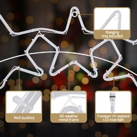 1.25M Christmas Lights Motif 560 LED Rope Light Outdoor Decoration Jingle Jollys thumbnail