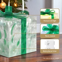 3 PCS Christmas Lights 70 LED Fairy Light Gift Box Jingle Jollys thumbnail