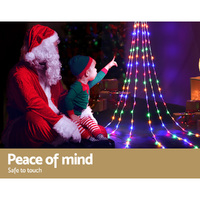 320 LED 5M Christmas Lights Solar String Fairy Light Jingle Jollys thumbnail