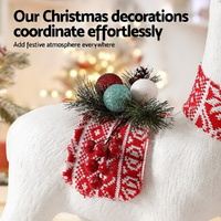 Jingle Jollys Christmas Reindeer 60cm Glitter Deer Ornaments Party Decorations thumbnail