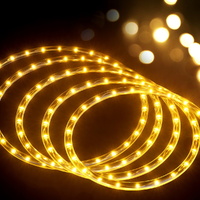 20M Christmas Lights String Rope Light Decorations 600 LED Warm Jingle Jollys thumbnail