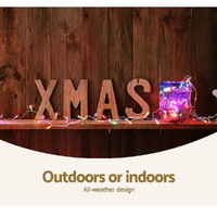 100M Christmas Lights String Fairy Light 500 LED Colourful Jingle Jollys thumbnail