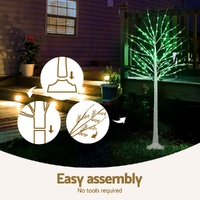 1.7M Christmas Tree 120 RGB LED Lights Jingle Jollys thumbnail