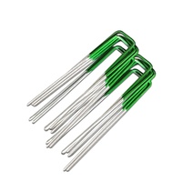 Prime Turf Artificial Grass 100pcs Synthetic Pins Fake Lawn Turf Weed Mat Pegs Joining Tape thumbnail
