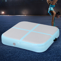 Everfit 1m Air Track Mat Inflatable Gymnastics Tumbling Mat Green thumbnail