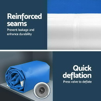 4m x 1m Inflatable Air Track Mat 20cm Thick Gymnastic Tumbling Blue And White thumbnail