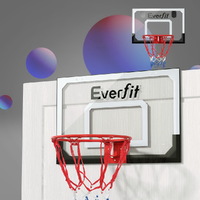 Everfit 23" Mini Basketball Hoop Backboard Door Wall Mounted Sports Kids Black thumbnail