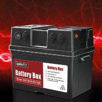 Giantz Battery Box 500W Inverter Deep Cycle Battery Portable Caravan Camping USB thumbnail