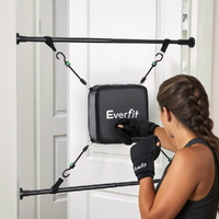 Everfit Doorway Punching Bag Adjustable Apartment Friendly with Boxing Gloves Black thumbnail