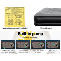 Bestway Air Bed Beds Mattress Premium Inflatable Built-in Pump Queen Size thumbnail