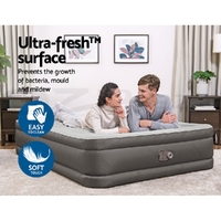Bestway Air Mattress Queen Inflatable Bed 46cm Airbed Grey thumbnail
