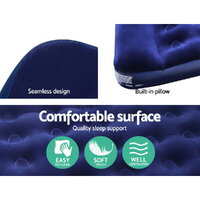 Bestway Single Size Inflatable Air Mattress - Navy thumbnail
