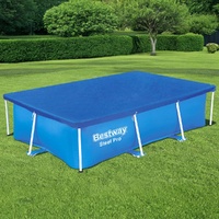 Bestway Pool Cover 264x174cm Rectangle Swimming Pool PE Shelter Fits 259x170cm Pools thumbnail