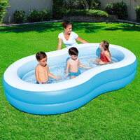Bestway Kids Pool 262x157x46cm Inflatable Above Ground Swimming Pools 544L thumbnail