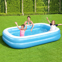 Bestway Kids Pool 262x175x51cm Inflatable Above Ground Swimming Pools 778L thumbnail