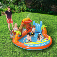 Bestway Kids Pool 265x265x104cm Inflatable Above Ground Swimming Play Pools 208L thumbnail