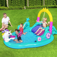 Bestway Kids Pool 274x198x137cm Inflatable Above Ground Swimming Play Pools 220L thumbnail