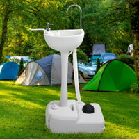 Weisshorn Camping Basin Portable Hand Wash Sink Stand 19L Capacity thumbnail