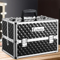 Embellir Portable Cosmetic Beauty Makeup Case - Diamond Black thumbnail