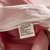 Cosy Club Cotton Bed Sheets Set Pink Brown Cover Single thumbnail