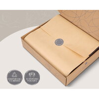 Cosy Club Cotton Bed Sheets Set Red Beige Cover Single thumbnail