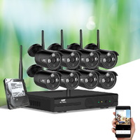 UL-tech Wireless CCTV Security System 8CH NVR 3MP 8 Bullet Cameras 4TB thumbnail
