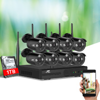 UL-tech Wireless CCTV Security System 8CH NVR 3MP 8 Bullet Cameras 1TB thumbnail