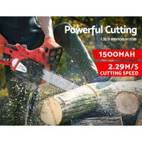 Giantz Chainsaw 10" 20V Cordless Saw Electric Battery Rechargeable,Giantz Chainsaw Electric Cordless 20V 10" Saw Wood Cutter Pruner Li-lon Battery thumbnail