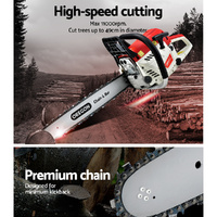 Giantz Chainsaw Petrol 52CC 20" Oregon Bar Commercial E-Start Pruning Chain Saw,Giantz Chainsaw Petrol 88CC 24" Oregon Bar Commercial E-Start Pruning  thumbnail