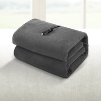 Giselle Electric Heated Blanket Car Throw Rug Grey thumbnail