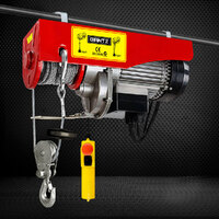 Giantz Electric Hoist Winch 125/250KG Cable 18M Rope Tool Remote Chain Lifting thumbnail