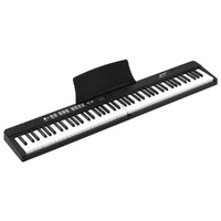 Alpha 88 Keys Foldable Electronic Piano Keyboard Digital Electric w/ Carry Bag thumbnail