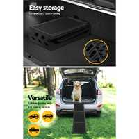 i.Pet Dog Ramp Pet Stairs Steps Car Travel SUV Ladder Foldable Portable Adjustable thumbnail