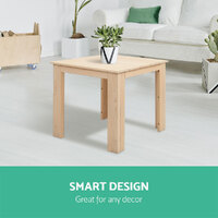 Gardeon Coffee Side Table Wooden Desk Outdoor Furniture Camping Garden Natural thumbnail