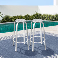 Gardeon 2x Outdoor Bar Stools Aluminum thumbnail