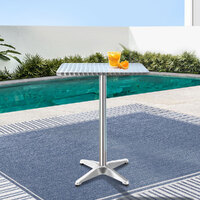Gardeon Outdoor Bar Table Adjustable Aluminium Square 70/110cm thumbnail