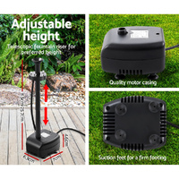 Gardeon Solar Pond Pump with Battery Kit LED Lights 8.8 FT thumbnail