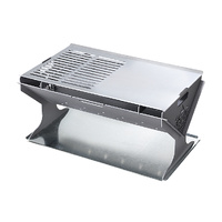 Grillz Fire Pit BBQ Grill Steel thumbnail