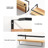Artiss Floating Wall Shelf Set of 2 thumbnail