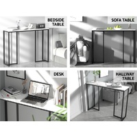 Artiss Console Table Marble Effect Frenisha thumbnail