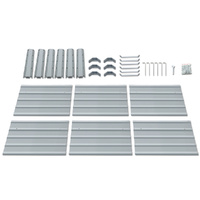 Green Fingers 2x Garden Bed 130x130x46cm Planter Box Raised Container Galvanised thumbnail