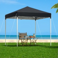 Instahut Gazebo 2x2m Outdoor Patio Garden Marquee Shade Black thumbnail