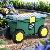Gardeon Garen Tool Storage Cart 3-In-1 Green thumbnail