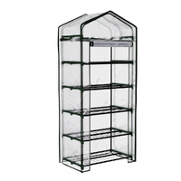 Green Fingers Greenhouse 5 Tiers Mini Green House Garden Bed Planter Box 1.9x0.7x0.5M thumbnail