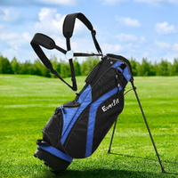 Everfit 6 Way Dividers Golf Bag Stand Insulated Carry Bag Zippered Rain Cover thumbnail