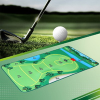 Everfit Golf Chipping Game Mat Indoor Outdoor PracticeÂ Training Aid Set thumbnail